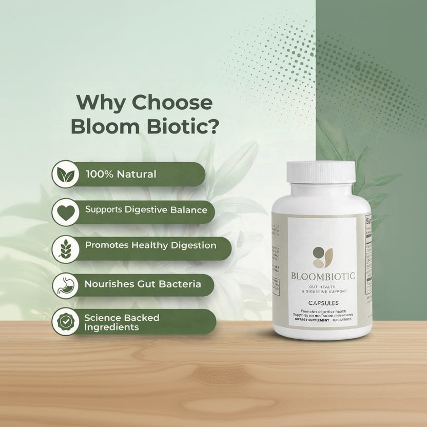 Bloombiotic Gut Health & Digestive Support  60 Capsules