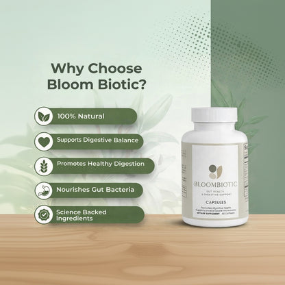Bloombiotic Gut Health & Digestive Support  60 Capsules